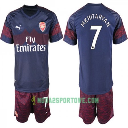 Koszulka Arsenal Henrikh Mkhitaryan 7 Dziecięcy Wyjazdowe Stroje Piłkarskie 2018-2019 Krótki Rękaw